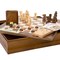 Toy Time 7-in-1 Classic Wooden Board Game Set with Night Cards, Dice, Chess, Checkers, Backgammon for Family 179589CVU - alternate 1